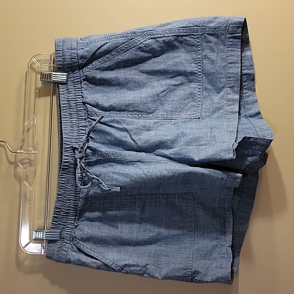J. Crew pull on chambray shorts size small